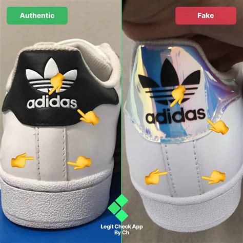 fake adidas superstar|adidas counterfeit vs genuine.